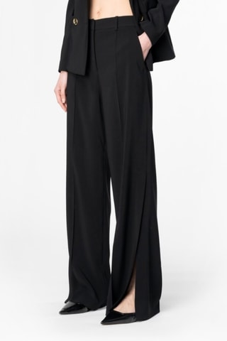 Calças wide legs - Preto