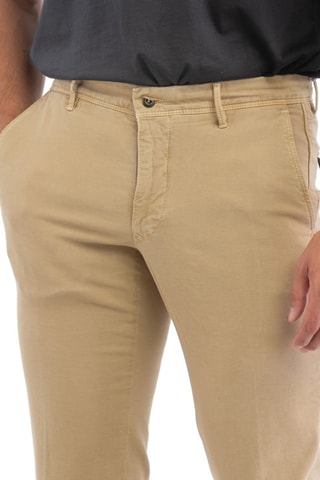 Calças chino slim - Bege - Incotex