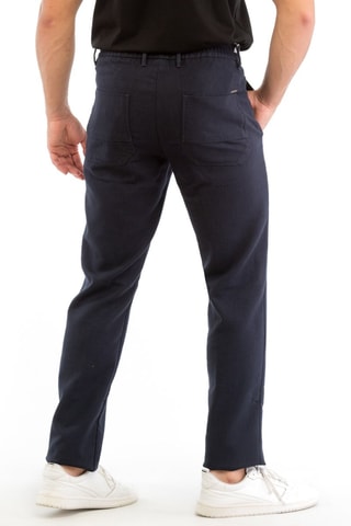 Calças regular - Azul-marinho - Incotex