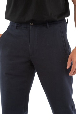 Calças regular - Azul-marinho - Incotex