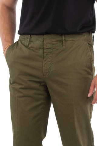 Calças slim - Verde-escuro - Incotex
