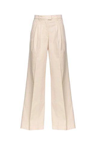 Calças wide legs - Rosa-claro