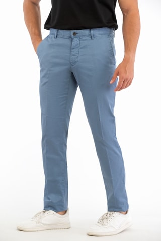 Calças slim - Azul-claro - Incotex