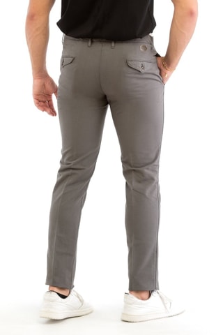 Calças slim - Cinzento - Incotex