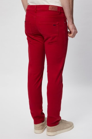 Calças chino de ganga Vermelho - Harmont & Blaine