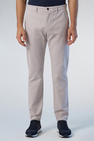 Calças chino slim - Cinzento-claro