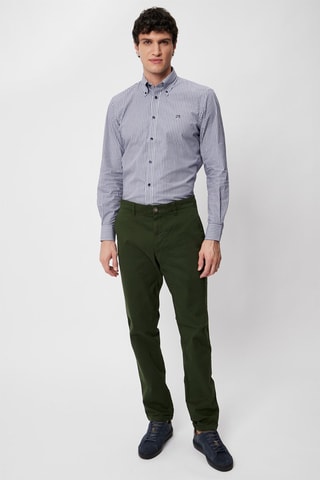 Calças chino slim - Verde-azeitona - Harmont & Blaine