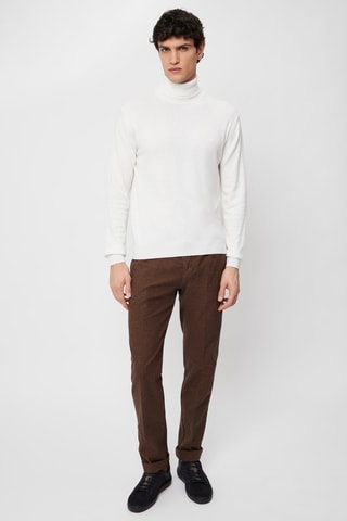 Calças chino slim - Castanho mesclado - Harmont & Blaine