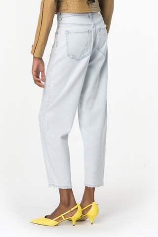 Calças de ganga 7/8 - Azul