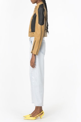 Calças de ganga 7/8 - Azul