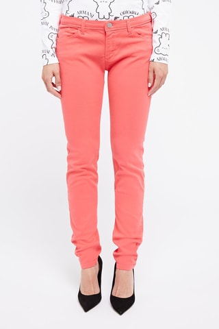 Calças de ganga direitas Emporio Armani Coral