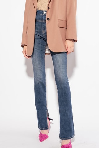 Jeans Skinny Hoge Taille - Blauw