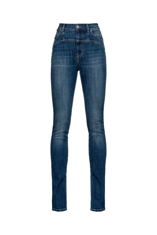Jeans Skinny Hoge Taille - Blauw