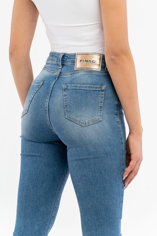 Calças de ganga skinny 
Azul