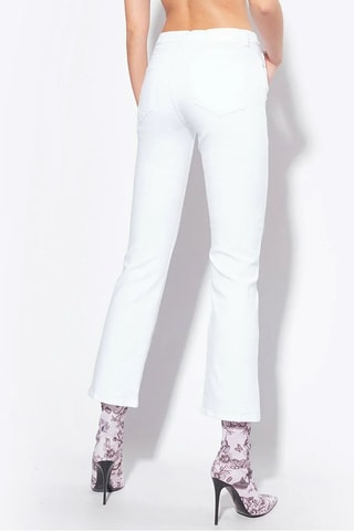 Calças de ganga bootcut - Branco