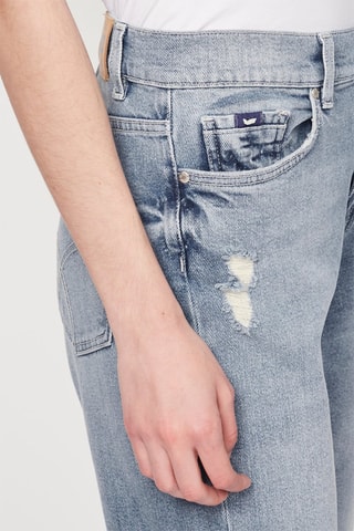 Calças de ganga mom Dyane - Azul