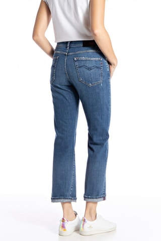 Calças de ganga com cintura subida Bootcut Rayah - Azul