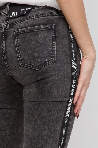 Calças de ganga skinny  Cinzento - Armani Exchange