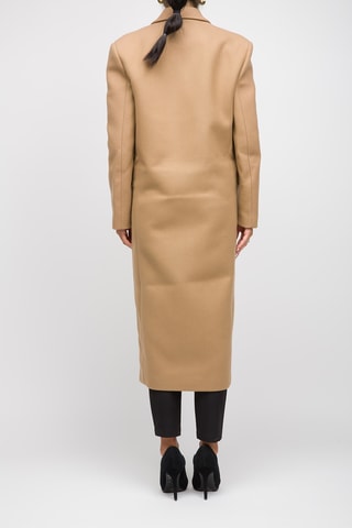 Sobretudo de lã - Castanho