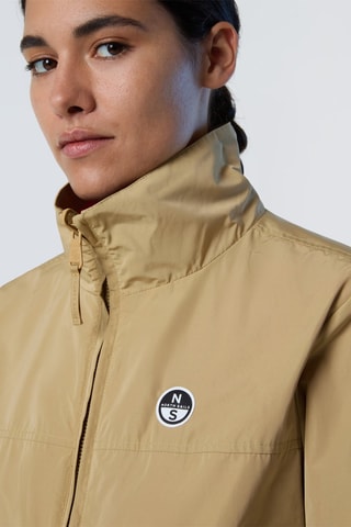 Casaco reversível - Bege e fúcsia