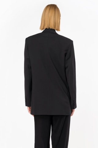 Casaco de lã - Preto