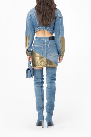 Casaco de ganga - Azul