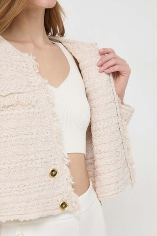 Casaco em tweed - Bege