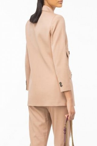 Casaco em lã - Bege