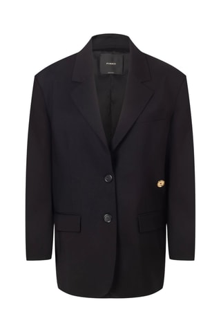 Casaco de lã - Preto