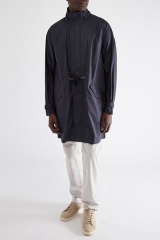 Parca com capuz integrado - Azul-marinho - Harmont & Blaine