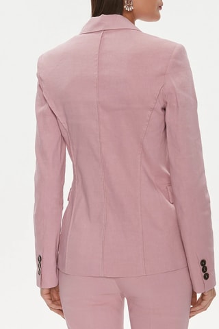 Casaco de linho - Rosa