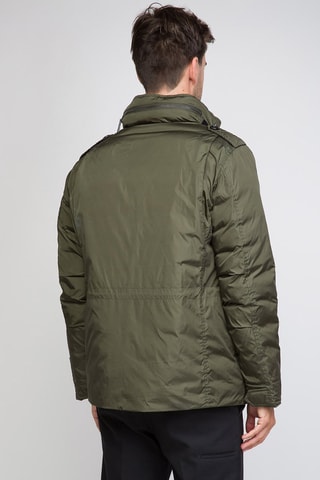 Casaco com capuz - Caqui