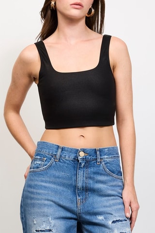 Crop top - Preto