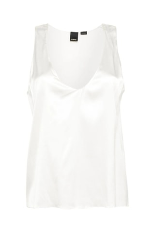 Top em seda - Branco