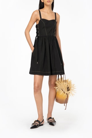 Vestido estilo patinadora - Preto