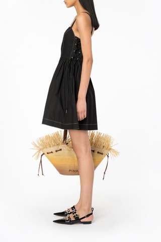 Vestido estilo patinadora - Preto