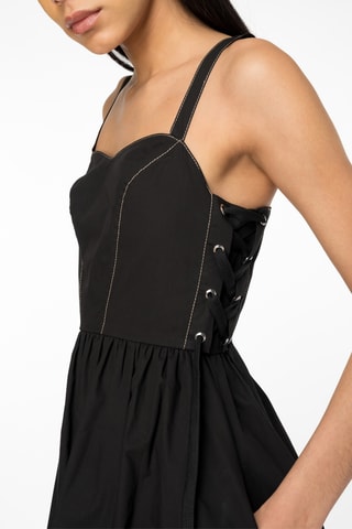 Vestido estilo patinadora - Preto