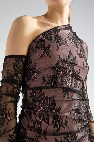 Vestido justo - Preto