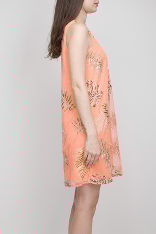 Vestido direito - Pêssego