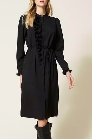 Vestido-camisa - Preto