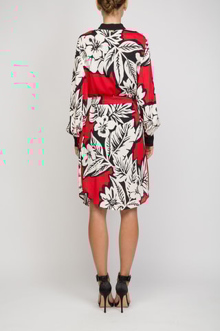 Vestido-camisa - Vermelho