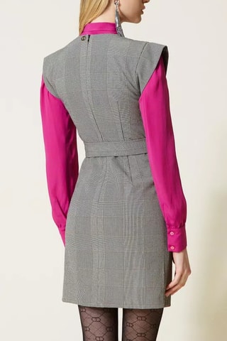 Vestido direito - Cinzento-claro