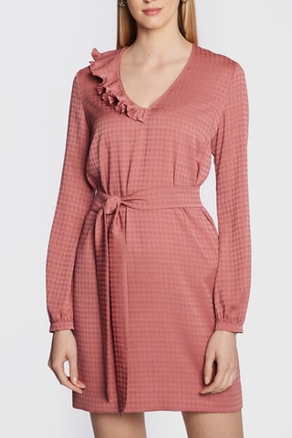 Vestido direito - Rosa-velho