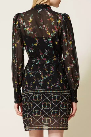 Vestido direito - Preto