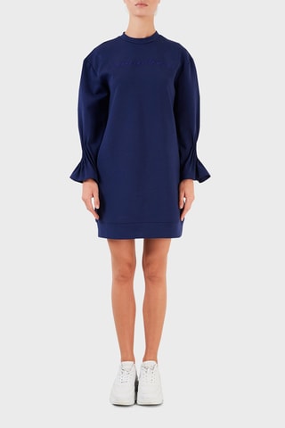 Vestido direito - Azul-marinho - Emporio Armani