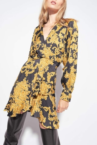 Vestido traçado - Preto