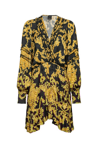 Vestido traçado - Preto