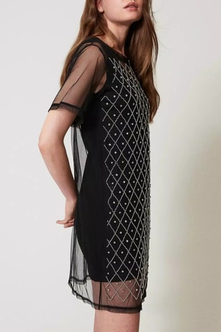 Vestido direito - Preto