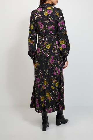 Robe midi - Bleu nuit