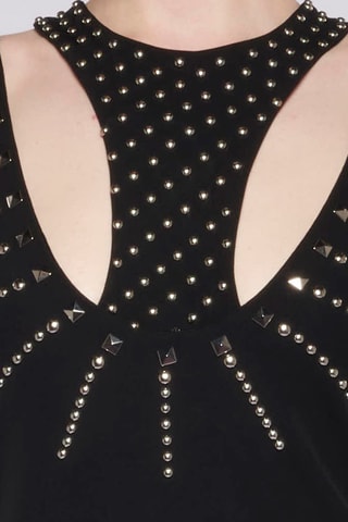 Vestido justo Gandi - Preto